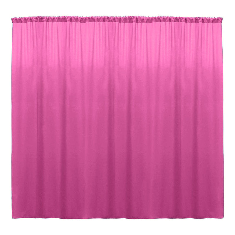 Backdrop Drape Curtain 10 Feet Wide x 15 Feet High, Polyester Poplin SEAMLESS 1 Panel.