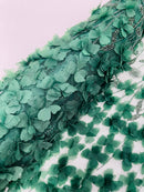 Luxury 3D Floral/Butterfly Beaded lace, by The Yard.