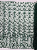 Luxury Chain Geometric Beaded Lace, by The Yard.