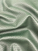 Classic Ostrich Upholstery Vinyl Fabric / Faux Leather Accessories Crafting Apparel Upholstery Vinyl Fabric 54" Wide.