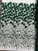 Luxury 3D Floral/Butterfly Beaded lace, by The Yard.