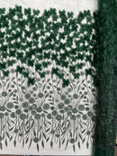 Luxury 3D Floral/Butterfly Beaded lace, by The Yard.