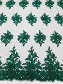 CORDED LACE 3D FLORAL (by the yard)