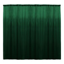 Backdrop Drape Curtain 10 Feet Wide x 20 Feet High, Polyester Poplin SEAMLESS 1 Panel.