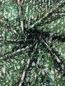 SWORD SEQUIN MESH FABRIC (By The Yard)