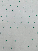 Pearl Glitter Studded Mesh, 2-Way Stretch Shimmer Mesh Fabric, Sold by the yard.