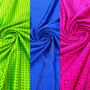 RHINESTONE NYLON SPANDEX FABRIC (By The Yard)