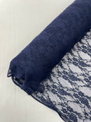 FLORAL NYLON STRETCH LACE (by the yard)