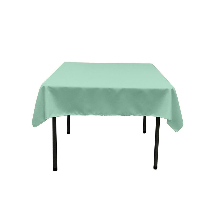 58"x58" SQUARE POLY POPLIN TABLECLOTH