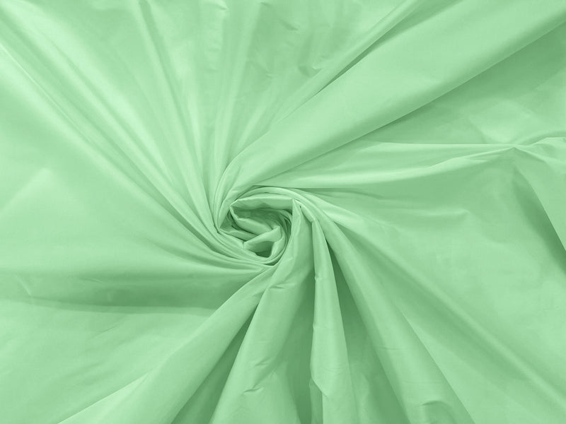 Icy Mint - 100% Polyester Imitation Silk Taffeta Fabric 55" Wide/Costume/Dress/Cosplay/Wedding.