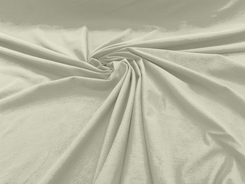 Ivory Cotton Jersey Spandex Knit Blend 95% Cotton 5 percent Spandex/58/60" Wide /Stretch Fabric/Costume