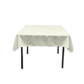 42" Square Polyester Poplin Tablecloth / Overlay/ Party Supply.