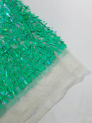 SWORD SEQUIN MESH FABRIC (By The Yard)