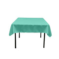 45"x45" SQUARE POLY POPLIN TABLECLOTH