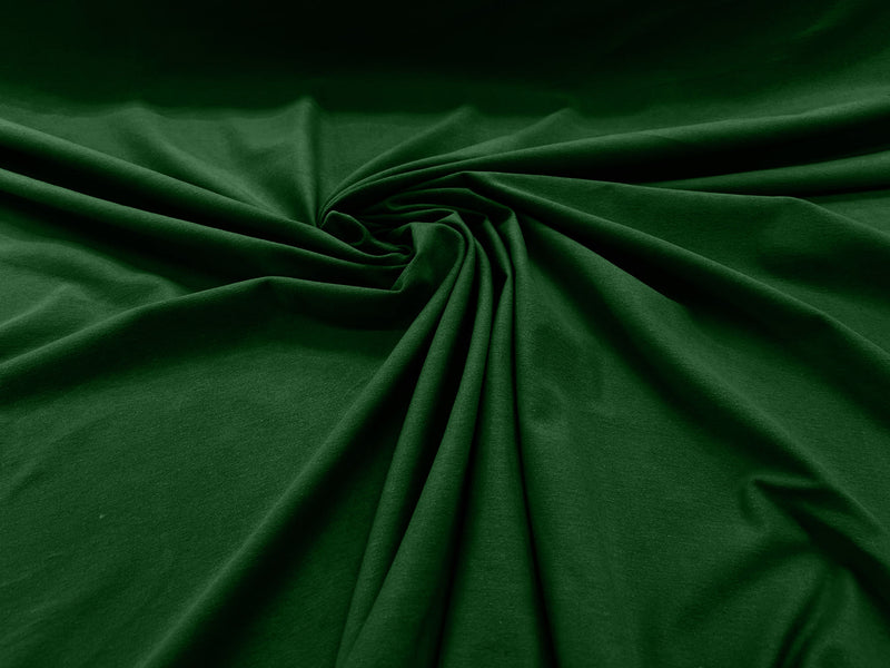 Kelly Green Cotton Jersey Spandex Knit Blend 95% Cotton 5 percent Spandex/58" Wide/Costume