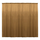 Backdrop Drape Curtain 10 Feet Wide x 6 Feet High, Polyester Poplin SEAMLESS 1 Panel.