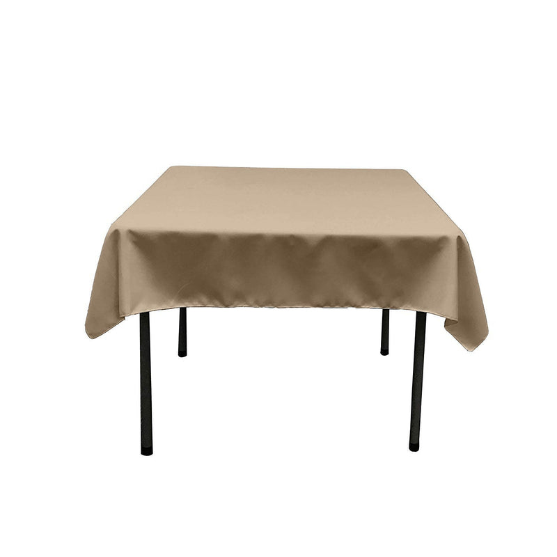 42" Square Polyester Poplin Tablecloth / Overlay/ Party Supply.