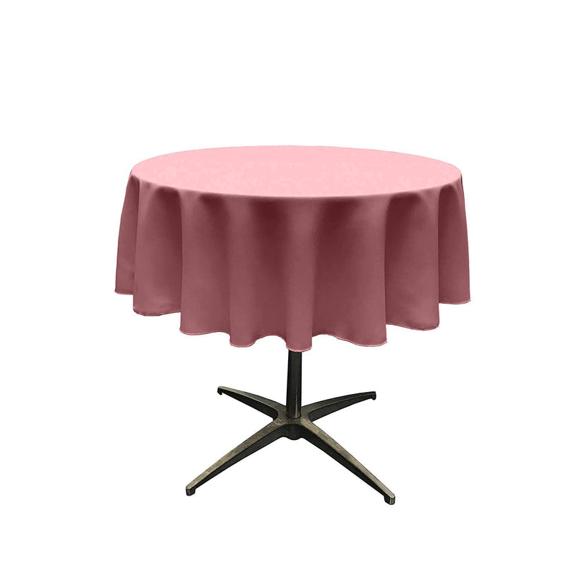 Lam Rose Round Polyester Poplin Seamless Tablecloth - Wedding Decoration Tablecloth