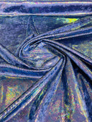 ILLUSION FOIL SNAKE STRETCH VELVET FABRIC (by the yard)