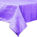 Rectangular Light Weight Accordion Design Crushed Taffeta Seamless Table Overlay. (58" Inches x 72" Inches)