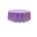 90" ROUND POLY POPLIN SEAMLESS TABLECLOTH