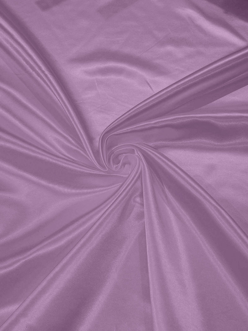 Lavender - Heavy Shiny Bridal Satin Fabric for Wedding Dress, 60"inches Wide SoldByTheYard.