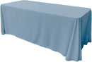 86" X 108" Rectangular Seamless Polyester Poplin Tablecloth, for Party/Wedding Tablecloth