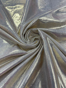 LIQUID METALLIC LAME FOIL SPANDEX FABRIC (by the yard)