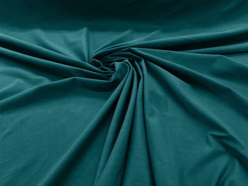 Light Jade Cotton Jersey Spandex Knit Blend 95% Cotton 5 percent Spandex/58/60" Wide /Stretch Fabric/Costume