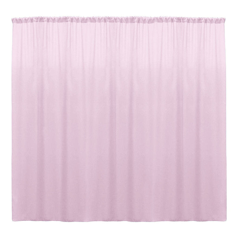 Backdrop Drape Curtain 10 Feet Wide x 10 Feet High, Polyester Poplin SEAMLESS 1 Panel.