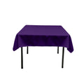 58"x58" SQUARE POLY POPLIN TABLECLOTH