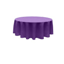 72" ROUND POLY POPLIN SEAMLESS TABLECLOTH