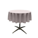 51"ROUND POLY POPLIN SEAMLESS TABLECLOTH
