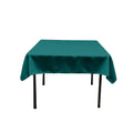 48" Square Polyester Poplin Tablecloth / Overlay/ Party Supply.