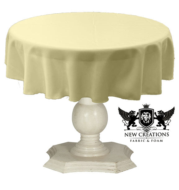 TABLECLOTH DULL BRIDAL SATIN (36" Round)