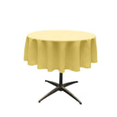 60" ROUND POLY POPLIN SEAMLESS TABLECLOTH