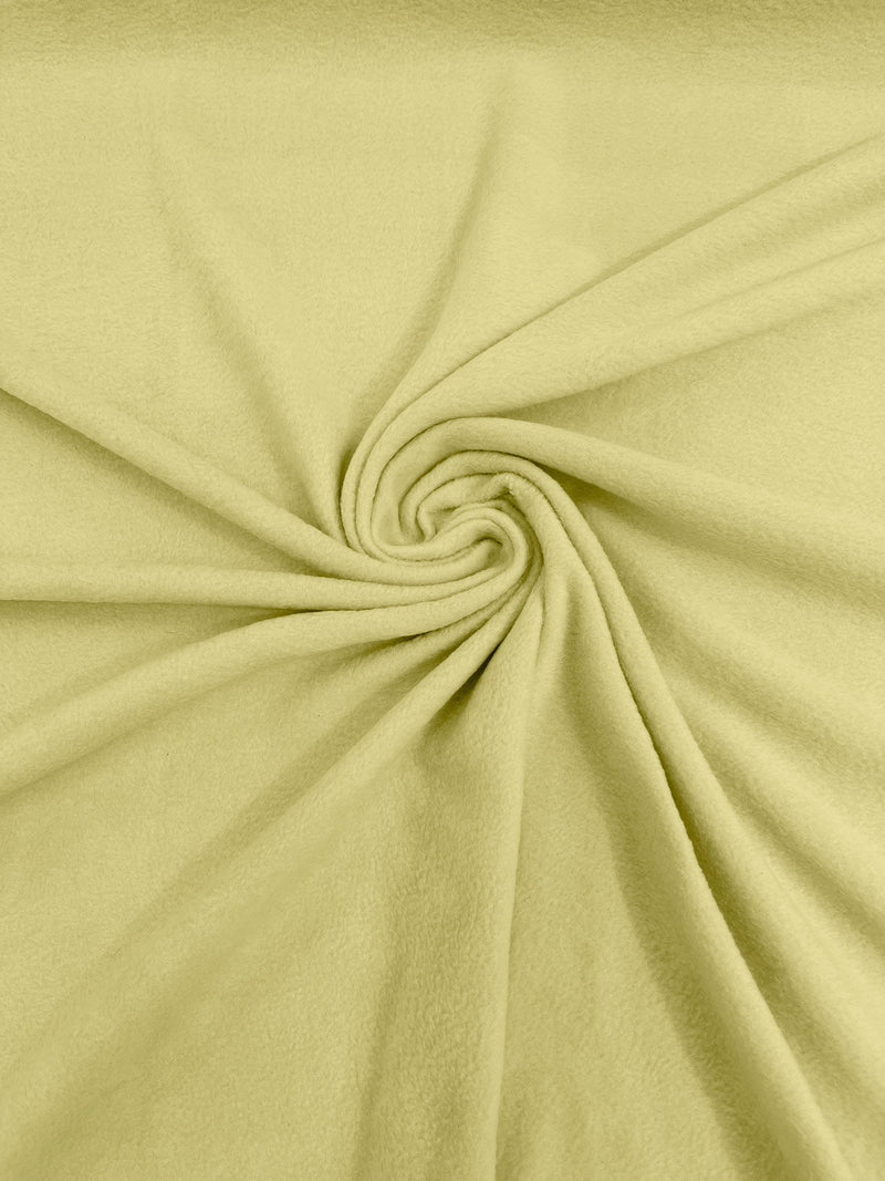 Solid Polar Fleece Fabric Anti-Pill 58" Wide Sold by The Yard.