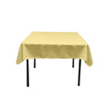 42" Square Polyester Poplin Tablecloth / Overlay/ Party Supply.