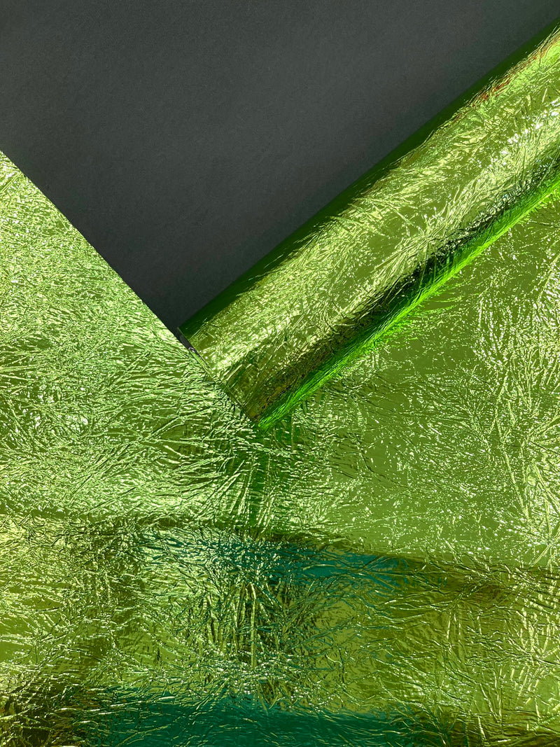 Crush Chrome Mirror Shiny Vinyl 54" Wide, Upholstery Crafting Accessories Applications.