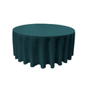 132" ROUND POLY POPLIN TABLECLOTH