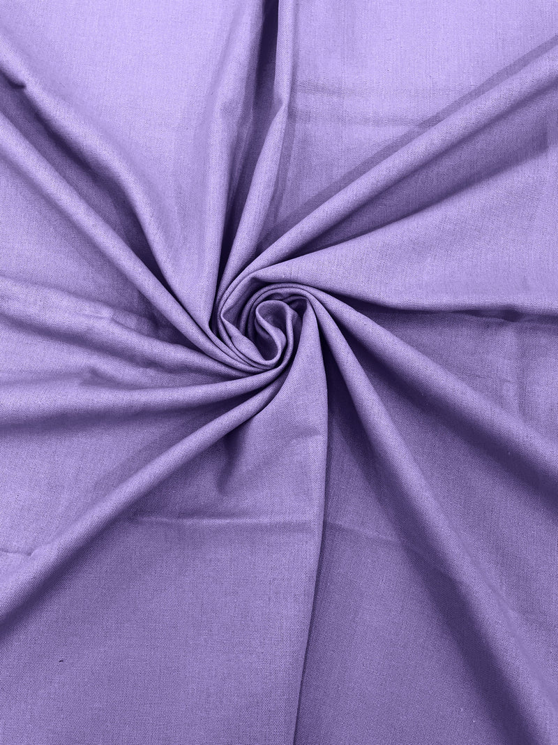 Lilac - Medium Weight Natural Linen Fabric/50 " Wide/Clothing