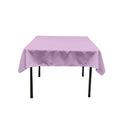 58" Square Polyester Poplin Tablecloth / Overlay/ Party Supply.