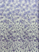 Luxury 3D Floral/Butterfly Beaded lace, by The Yard.