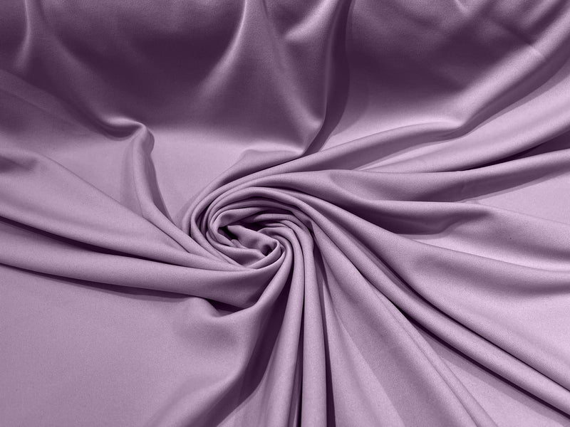 Lilac Stretch Double Knit Scuba Fabric Wrinkle Free/ 58" Wide 100%Polyester ByTheYard.