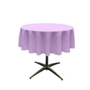 54" ROUND POLY POPLIN SEAMLESS TABLECLOTH
