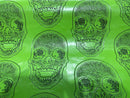 3D SKULL VINYL FABRIC (By The Yard )