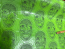 3D SKULL VINYL FABRIC (By The Yard )