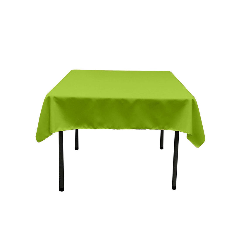 42" Square Polyester Poplin Tablecloth / Overlay/ Party Supply.