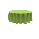 108" ROUND POLY POPLIN SEAMLESS TABLECLOTH