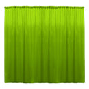 Backdrop Drape Curtain 10 Feet Wide x 6 Feet High, Polyester Poplin SEAMLESS 1 Panel.